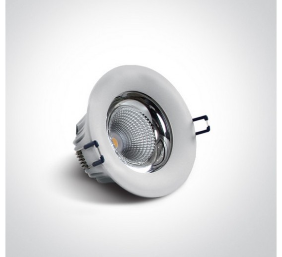 Apšvietimas. Įmontuojami šviestuvai. LED šviestuvas 20W IP65 balta, LED23477 