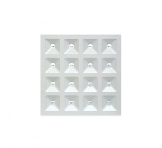 Apšvietimas. Lubiniai šviestuvai. LED šviestuvas 60x60 mm Duna 27W 