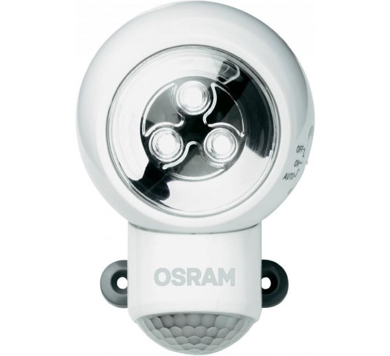 Apšvietimas. Sensoriniai šviestuvai. LED šviestuvas Osram Spylux WT 