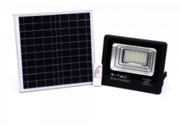 LED šviestuvas su saulės baterija 20W 6000K 