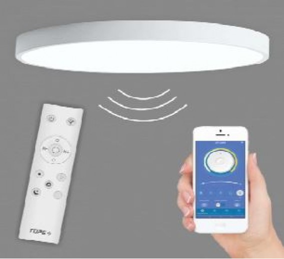 Apšvietimas. Lubiniai šviestuvai. LED šviestuvas TOPE BOSTON 2x48W 