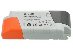 Elektros prekės. Moduliniai automatikos komponentai. Maitinimo šaltiniai, įkrovikliai. LED transformatorius G.Lux 6W 