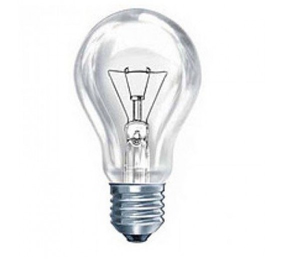 Apšvietimas. Lempos, LED lemputės, LED juostos. Halogeninės ir kaitrinės lemputės. Lempa 40W E27 burbulas skaidrus P45 40-5 ISKRA 