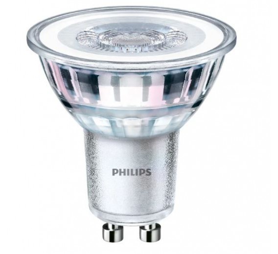 Apšvietimas. Lempos, LED lemputės, LED juostos. LED lemputės. LED lempos GU10 cokoliu. Lempa LEDcorePRO 2,7W/830 GU10 36D Philips 
