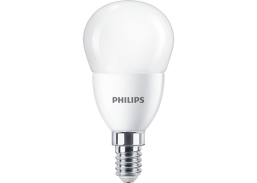 Apšvietimas. Lempos, LED lemputės, LED juostos. LED lemputės. LED lemputės E14 cokoliu. Lempa LEDcorePRO Philips E14 7W 806lm 