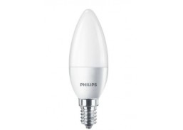 Apšvietimas. Lempos, LED lemputės, LED juostos. LED lemputės. LED lemputės E14 cokoliu. Lemputė LED 5,5W Philips 827 E14 