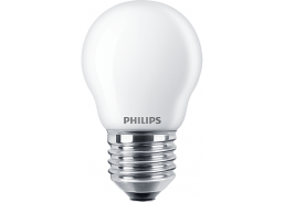 Apšvietimas. Lempos, LED lemputės, LED juostos. LED lemputės. LED lemputės E27 cokoliu. Lemputė LED Philips 6,5W/827 FR P45 E27 