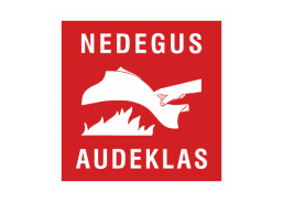 Darbo saugos prekės. Saugos ženklai, aptvėrimo juostos. Lipdukas GS/0--1 Nedegus audeklas 130X130 mm 