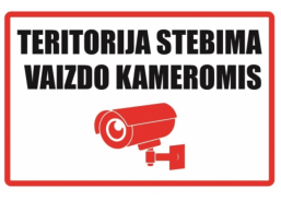 Darbo saugos prekės. Saugos ženklai, aptvėrimo juostos. Lipdukas 