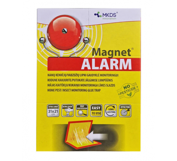 Sodo ir daržo prekės. Priemonės prieš kenkėjus. Priemonės prieš žiurkes, peles ir kurmius. Lipni gaudyklė Magnet ALARM