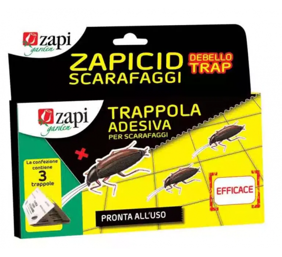 Sodo ir daržo prekės. Priemonės prieš kenkėjus. Priemonės prieš ropojančius ir skraidančius vabzdžius. Lipni tarakonų gaudyklė Debello Trap 3 vnt.