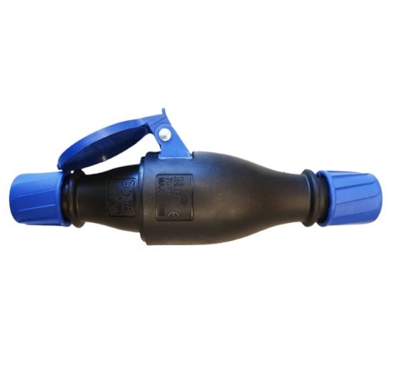 Elektros prekės. Instaliacinės medžiagos, gofros, dėžutės. Kištukai, lizdai. Lizdas su dangteliu Solera IP54 gumuotas