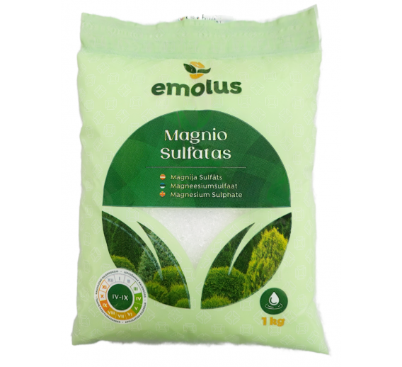 Sodo ir daržo prekės. Trąšos ir durpių substratai. Trąšos. Birios trąšos. Magnio sulfatas 1 kg