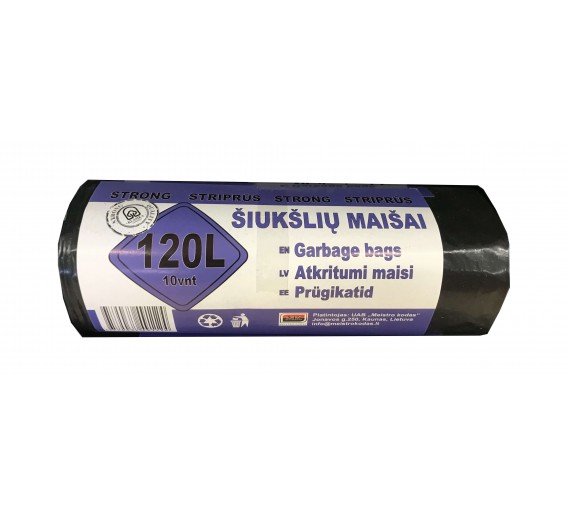 Maišai šiukšlėms 120l 8927900 