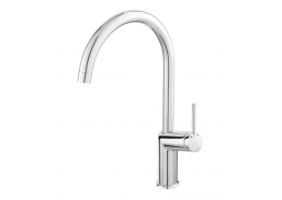 Santechnikos prekės. Vonios įranga. Maišytuvai, dušo komplektai. Virtuvės maišytuvai. Maišytuvas FERRO CUMULUS aukštu snapu