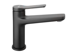 Santechnikos prekės. Vonios įranga. Maišytuvai, dušo komplektai. Virtuvės maišytuvai. Maišytuvas praustuvui juodas FERRO STRATOS BSC2BL 