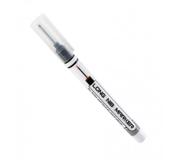 Darbo įrankiai. Mechaniniai įrankiai. Žymėjimo įrankiai - pieštukai, žymekliai, markeriai. Markeriai. Markeris juodas 1mm