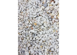 Sodo ir daržo prekės. Dekoratyvinis akmuo, skaldelės, mulčias. Marmuro skalda balta 11-16mm, 20kg 