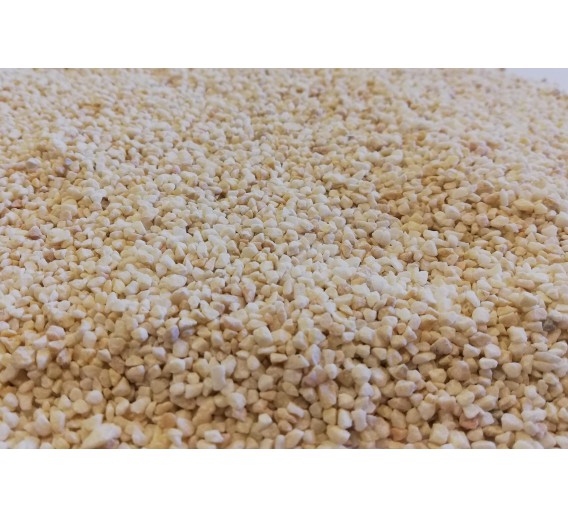 Sodo ir daržo prekės. Dekoratyvinis akmuo, skaldelės, mulčias. Marmuro skalda balta1-3mm 20kg 