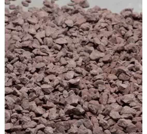 Sodo ir daržo prekės. Dekoratyvinis akmuo, skaldelės, mulčias. Marmuro skalda raudona 12-20mm, 20kg 