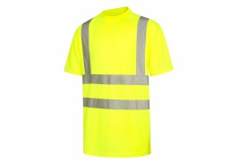 Darbo saugos prekės. Darbo drabužiai. Marškinėliai. Marškinėliai Pesso HVM HI-VIS geltoni, XL 