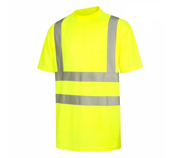 Darbo saugos prekės. Darbo drabužiai. Marškinėliai. Marškinėliai Pesso HVM HI-VIS geltoni, XL 