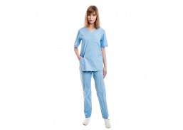 Medicininė moteriška pižama WSS01LB komplektas, 3XL 