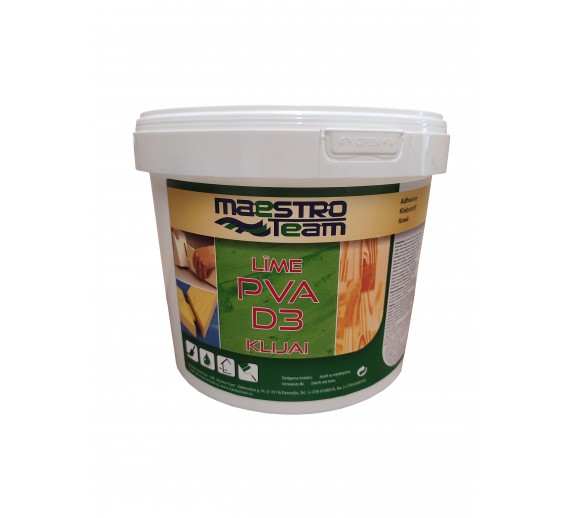 Dažai. Glaistas, gruntas, klijai, skiedikliai. Klijai. Medienos klijai IMA PVA D3, 3kg 