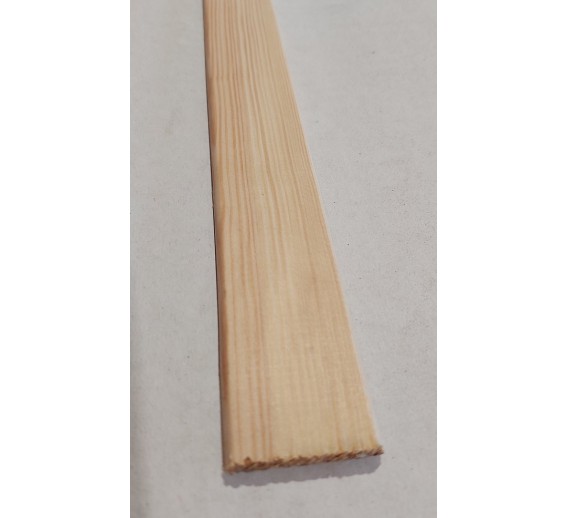 Medienos gaminiai. Mediniai kampai, medinės juostos. Medinė juosta 6x20x3000 mm 
