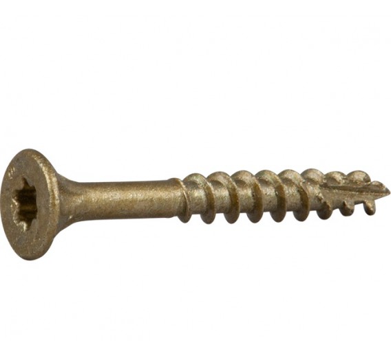 Tvirtinimo detalės. Medsraigčiai, savisriegiai, savigręžiai. Medsraigčiai ESSVE. Medsraigčiai Essve fasadui - terasai. Medsraigčiai fasadui Essve CUTTERS 4x50 mm, 200 vnt. 