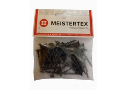 Tvirtinimo detalės. Medsraigčiai, savisriegiai, savigręžiai. Medsraigčiai gipso plokštėms į medį. Medsraigtis GKP 3.5 x 25 į medį, 50 vnt. 
