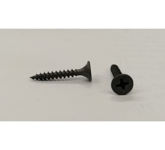 Tvirtinimo detalės. Medsraigčiai, savisriegiai, savigręžiai. Medsraigčiai gipso plokštėms į metalą. Medsraigtis GKP į metalą 3,5x25 - 10 vnt. 