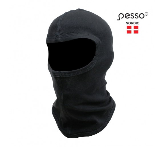 Darbo saugos prekės. Galvos apsaugos priemonės. Kepurės, šalikai, kaklo movos. Medvilninis pošalmis kaukė  Pesso Cotton, PSCOT 