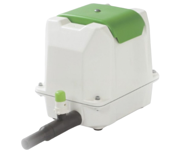 Santechnikos prekės. Lauko kanalizacija, drenažas, pralaidos vamzdžiai. Nuotekų valymo įrengimai. Membraninė orapūtė JDK-S-200