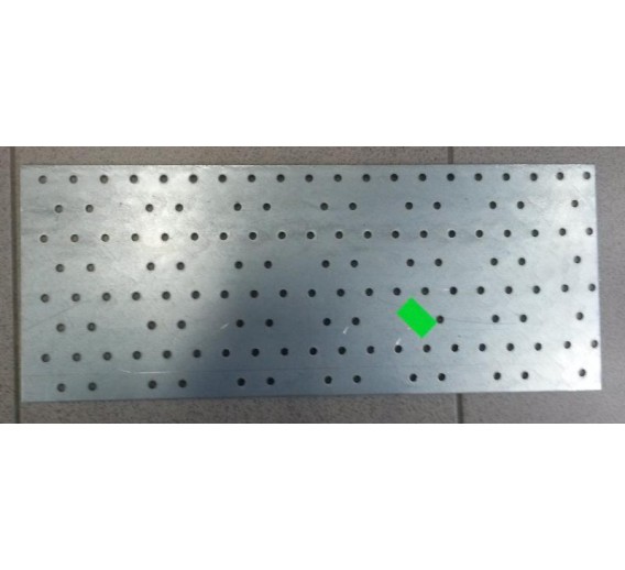 Metalinė plokštelė 160x400 mm 