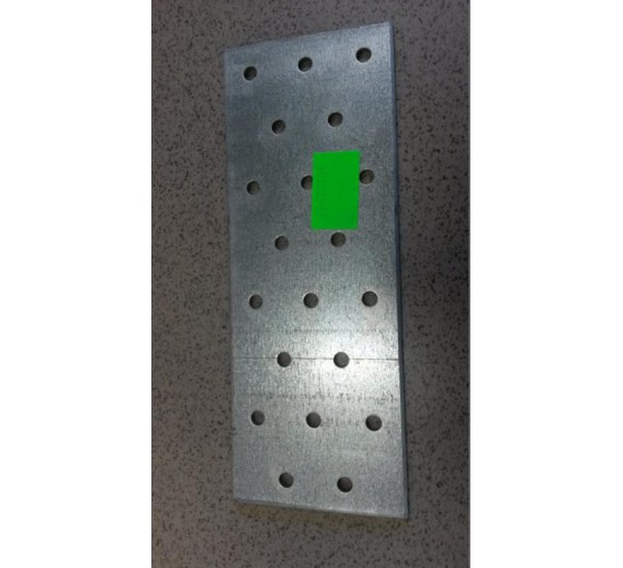 Metalinė plokštelė 60x160 mm 