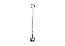 Sodo ir daržo prekės. Laisvalaikio prekės. Reabilitacijos ir priežiūros prekės. Metalinis laikiklis prie sienos chromuotas 45cm 01-54018C 