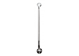 Sodo ir daržo prekės. Laisvalaikio prekės. Reabilitacijos ir priežiūros prekės. Metalinis laikiklis prie sienos chromuotas 61cm 01-54024C 