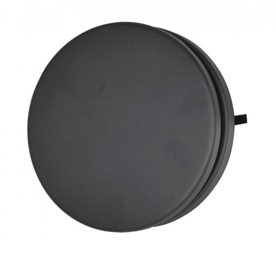 Šildymas ir vėdinimas. Ventiliacinės grotelės. Metalinis padavimo difuzorius DMKP 125A antracitas Šildymas ir vėdinimas. Ventiliacinės grotelės. Metalinis padavimo difuzorius DMKP 125A antracitas