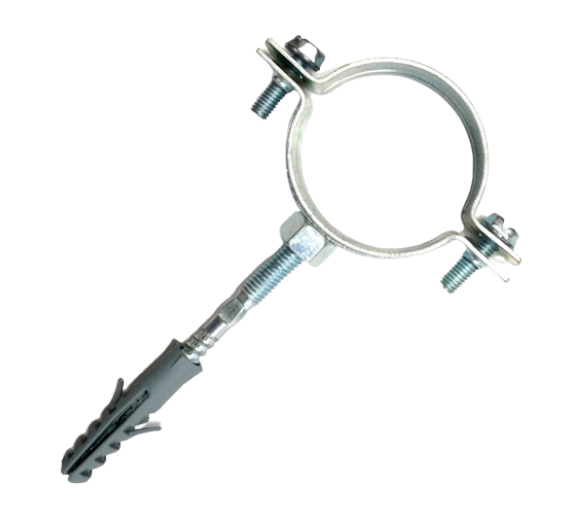 Tvirtinimo detalės. Vamzdžių laikikliai. Metalinis vamzdžio laikiklis 3/8   be gumos 15-19 