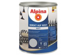 Metalo dažai Alpina Direkt auf Rost mat balti RAL9010, 0,75l 