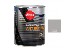 Metalo dažai ALTAX pilki blizgūs 0,75l 