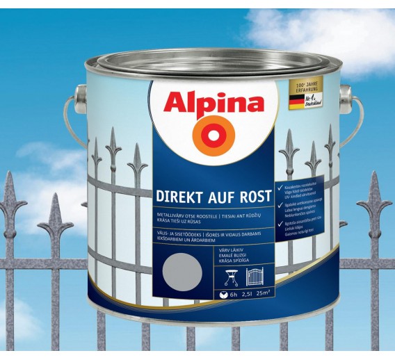 Metalo dažai Direkt auf Rost bordo RAL3005 0.75 l 