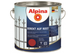 Dažai. Dažai, dažymo įrankiai, dažymo juostos. Metalo dažai. Metalo dažai Direkt auf Rost raudonos sp. 2.5 l 