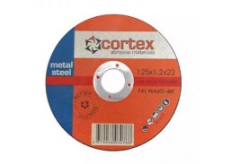 Darbo įrankiai. Įrankių priedai. Metalo pjovimo diskai. Metalo pjovimo diskas D125x1,2x22 Cortex 