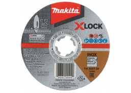 Darbo įrankiai. Įrankių priedai. Metalo pjovimo diskai. Metalo pjovimo diskas Makita Xlock, 125x1,2 mm 