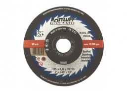 Darbo įrankiai. Įrankių priedai. Metalo pjovimo diskai. Metalo pjovimo diskas Rottluff Inox 125x1x22,23 mm 