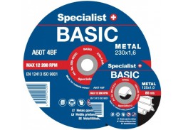 Darbo įrankiai. Įrankių priedai. Metalo pjovimo diskai. Metalo pjovimo diskas Specialist Basic 125x1,2x22 mm 