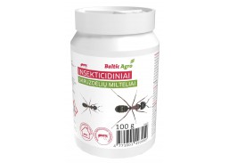 Sodo ir daržo prekės. Priemonės prieš kenkėjus. Priemonės prieš ropojančius ir skraidančius vabzdžius. Milteliai nuo skruzdžių Baltic Agro 100 g