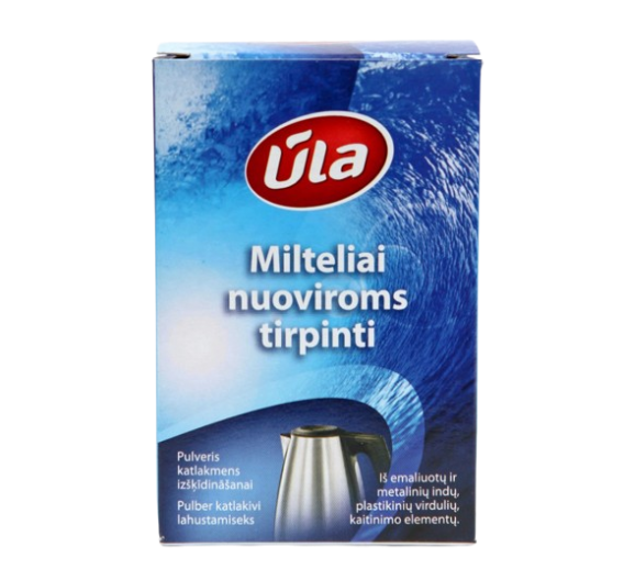 Švaros prekės. Buitinė chemija, valikliai. Milteliai nuoviroms tirpinti, 100g 